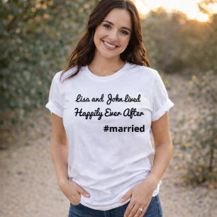 Maka Bröllopsfest Shirt - Ny gifta Bride T