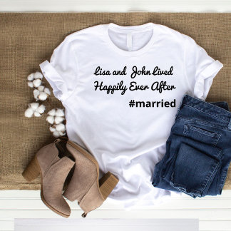 Maka Bröllopsfest Shirt - Ny gifta Bride T Shirt