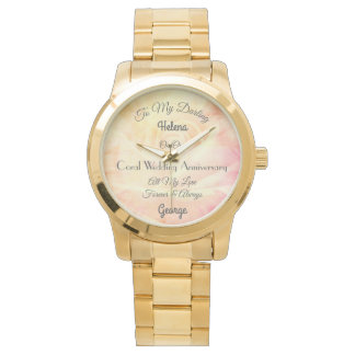 Maka Coral Bröllop-årsdag Armbandsur
