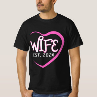 Maka Est. 2024 Ny gifta-Bröllop T Shirt