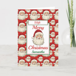 Maka God jul Santa Helgkort