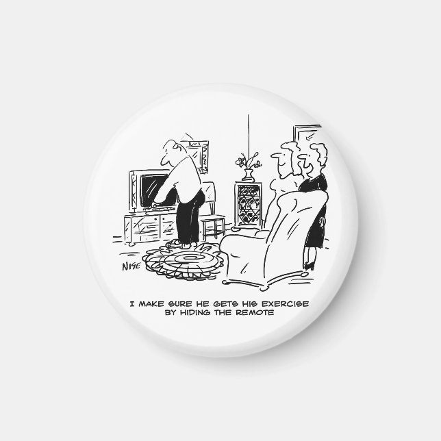 Maka Gömmer fjärrkontrollen för TV Magnet (Framsidan)