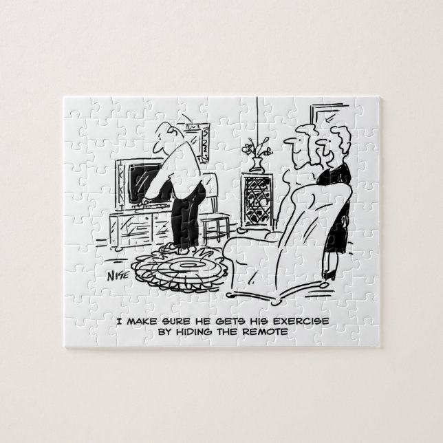 Maka Gömmer fjärrkontrollen för TV Pussel (Horisontell)