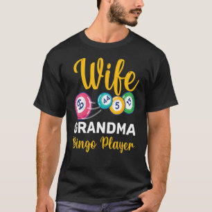 Maka Grandma Bingo Player Bingo Caller Lottery Nan T Shirt