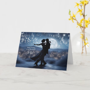Maka Grattis på födelsedagen Romantic Couple Danci Kort