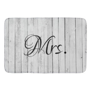 Maka - Hans och Hers Mr. och Bride Groom Rustic Badrumsmatta