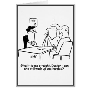 Maka har en Broken Arm i ett Sling Hälsningskort