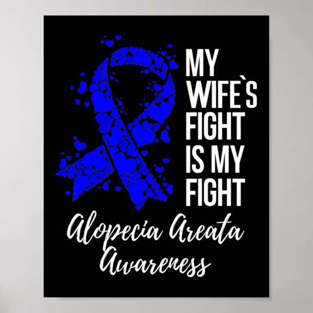 Maka i kampen mot Alopeci Areata Awareness Poster (Framsidan)