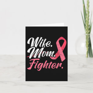 Maka i Mamma som bekämpar bröstcancer för bröstcan Kort