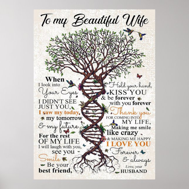 Maka konst till min vackra fru poster (Framsidan)