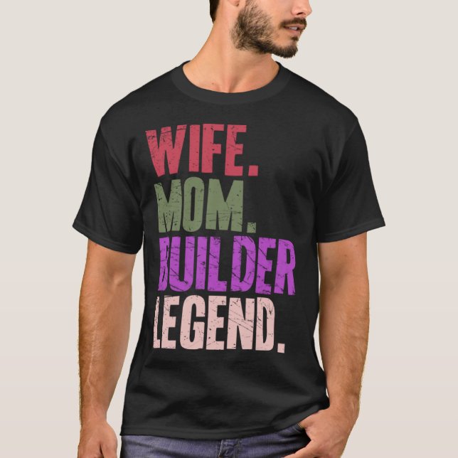 Maka Mamma Builder Mor 1 T Shirt (Framsida)