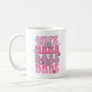 Maka Mamma Chef Babe Funny Mors dag som säger Kaffemugg