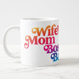 Maka Mamma Chef Badass Cute Funny Mamma Humor Colo Jumbo Mugg