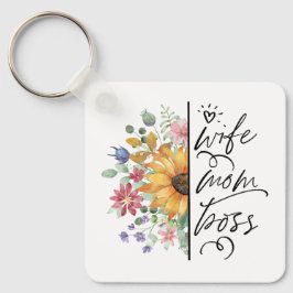 Maka Mamma Chef Badass Funny Solros Mors dag Nyckelring