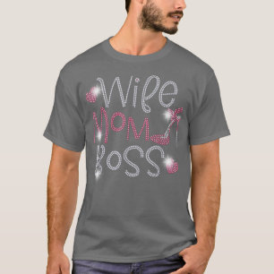 Maka Mamma Chef Bling Rhinestone Funny födelsedags T Shirt
