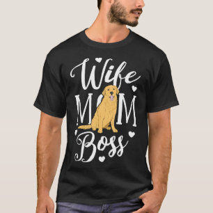 Maka Mamma Chef Golden Retriever Hund Mor Valp T Shirt