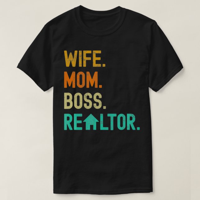Maka Mamma Chef Realtor Funny Real Gods Agent T Shirt (Design framsida)