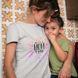 Maka mamma chef vatten färg mor t shirt