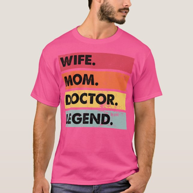 Maka Mamma Doktor Legend Funny Mor Kvinnor T Shirt (Framsida)