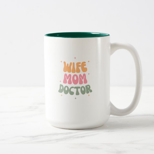 Maka, Mamma, Doktor Två-Tonad Mugg (Höger)