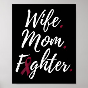Maka Mamma Fighter Brain Aneurysm Awareness Poster