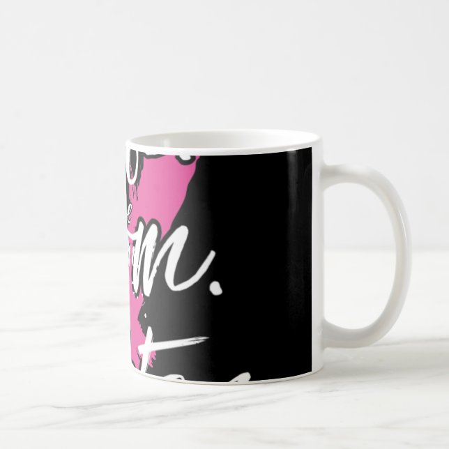 Maka Mamma Fighter Breast Cancer Patient Rosa Awar Kaffemugg (Höger)