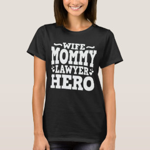 Maka Mamma Lawyer Hero Funny Mamma Mors dag Gift T Shirt