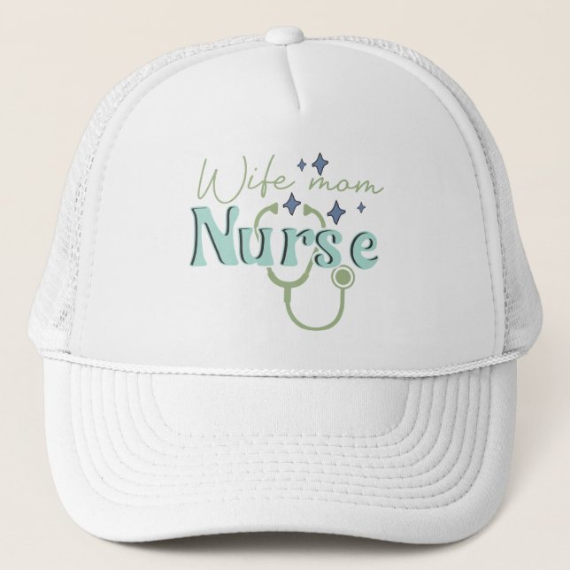 Maka Mamma Nurse Gift for Nurse Mors dag Keps (Framsida)