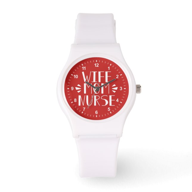 Maka Mamma Nurse Graphic Armbandsur (Framsida)