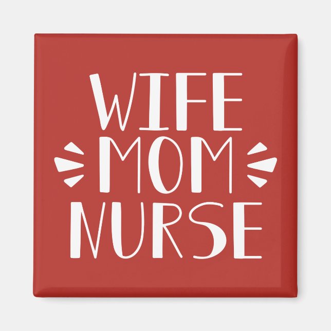Maka Mamma Nurse Graphic Magnet (Framsidan)
