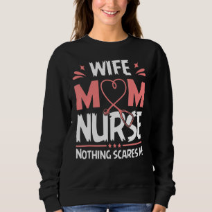 Maka Mamma Nurse Inget Skrämmer mig Mamma Nurse T Shirt