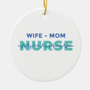 Maka Mamma Nurse Julgransprydnad Keramik