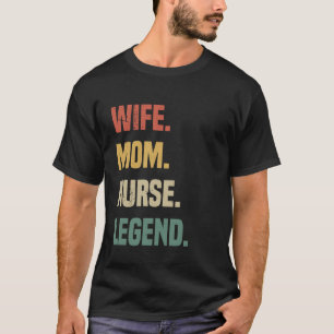 Maka Mamma Nurse Legend Retro Vintage Nurse Mamma T Shirt