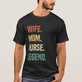 Maka Mamma Nurse Legend Retro Vintage Nurse Mamma T Shirt