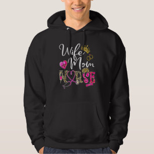 Maka Mamma Nurse Leopard för kvinnor i Mamma Nurse Hoodie