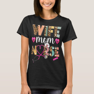 Maka Mamma Nurse Leopard Motheru2019s Dag 2022 T Shirt