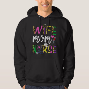 Maka Mamma Nurse Nursing Cute Women Leopard Funny Hoodie