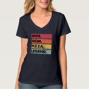 Maka Mamma Pizza Legend Funny Pizza Älskare Mor Wo T Shirt