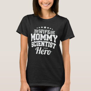 Maka Mamma Scientist Hero Funny Mamma Mors dag T Shirt