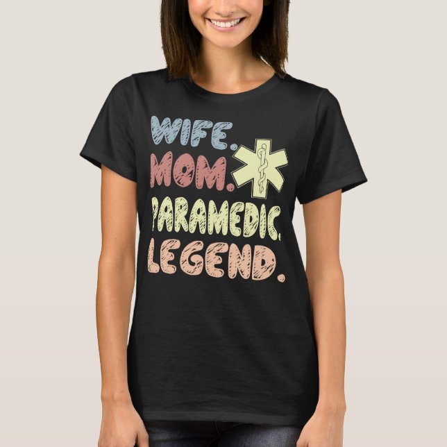 Maka Mamma Sjukvårdare Legend Gift T Shirt (Framsida)