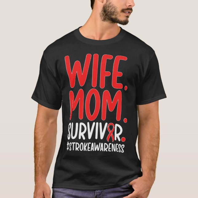 Maka Mamma Stroke Survivor Stroke Awareness Stroke T Shirt (Framsida)