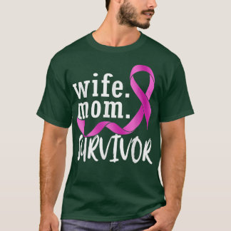 Maka Mamma Survivor Rosa Ribbon Breast Cancer Surv T Shirt