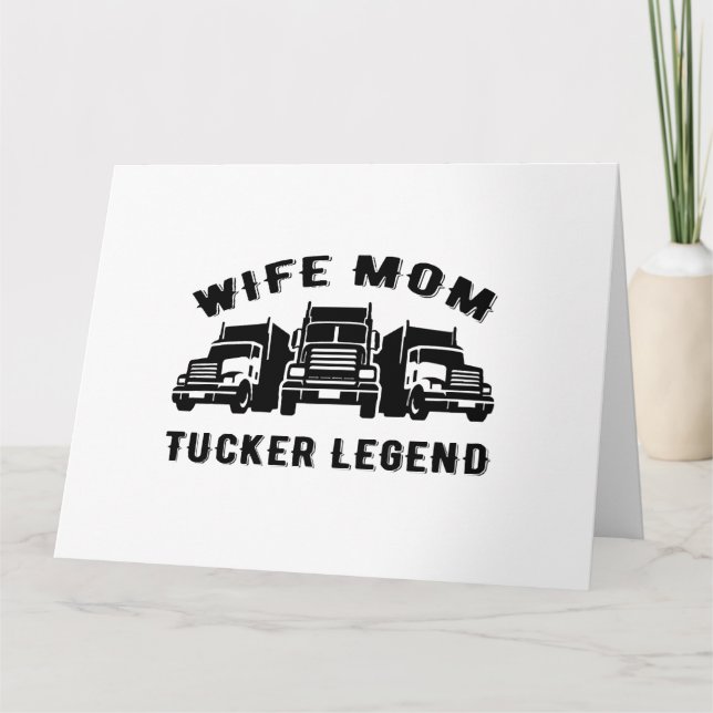 Maka Mamma Trucker, förklaringsofferter Kort (Framsida)