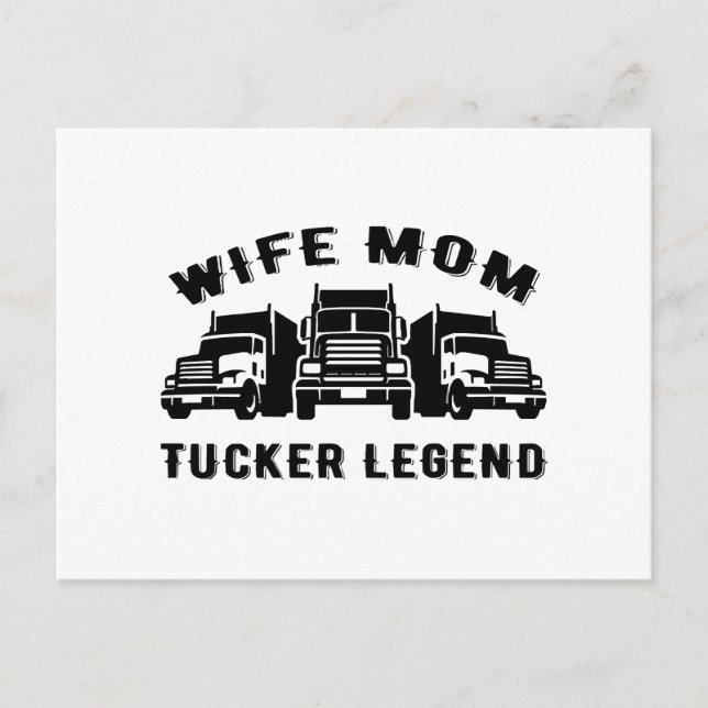 Maka Mamma Trucker, förklaringsofferter Vykort (Framsida)