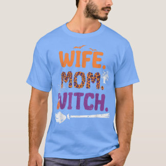 Maka Mamma Witch Halloween Costume Leopard Broom P T Shirt