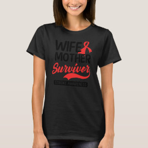 Maka Mor Survivor Design Stroke Survivor  T Shirt
