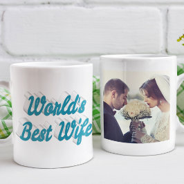 Maka Photo himlar blå kaffe Mugg