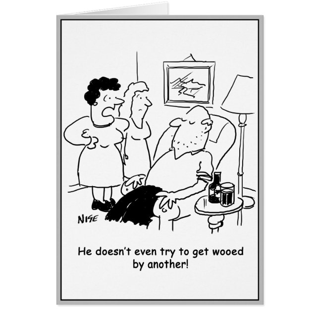 Maka säger att Make inte försöker få träet Hälsningskort (Framsidan)