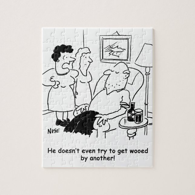 Maka säger att Make inte försöker få träet Pussel (Vertikal)