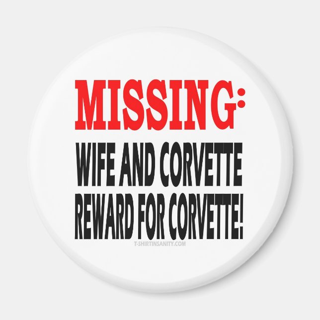 Maka saknas och korvette Reward för Corvette Magnet (Framsidan)